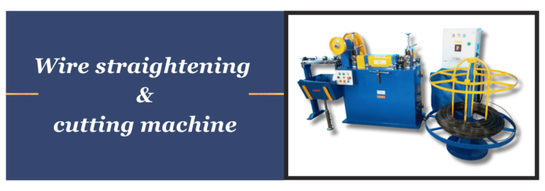 wire straightening and cutting machine