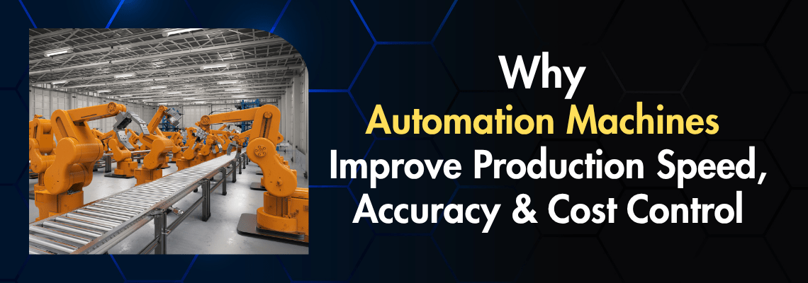 You are currently viewing Why Automation Machines Improve Production Speed, Accuracy, and Cost Control