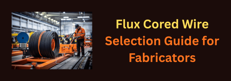 Flux Cored Wire Selection Guide for Fabricators